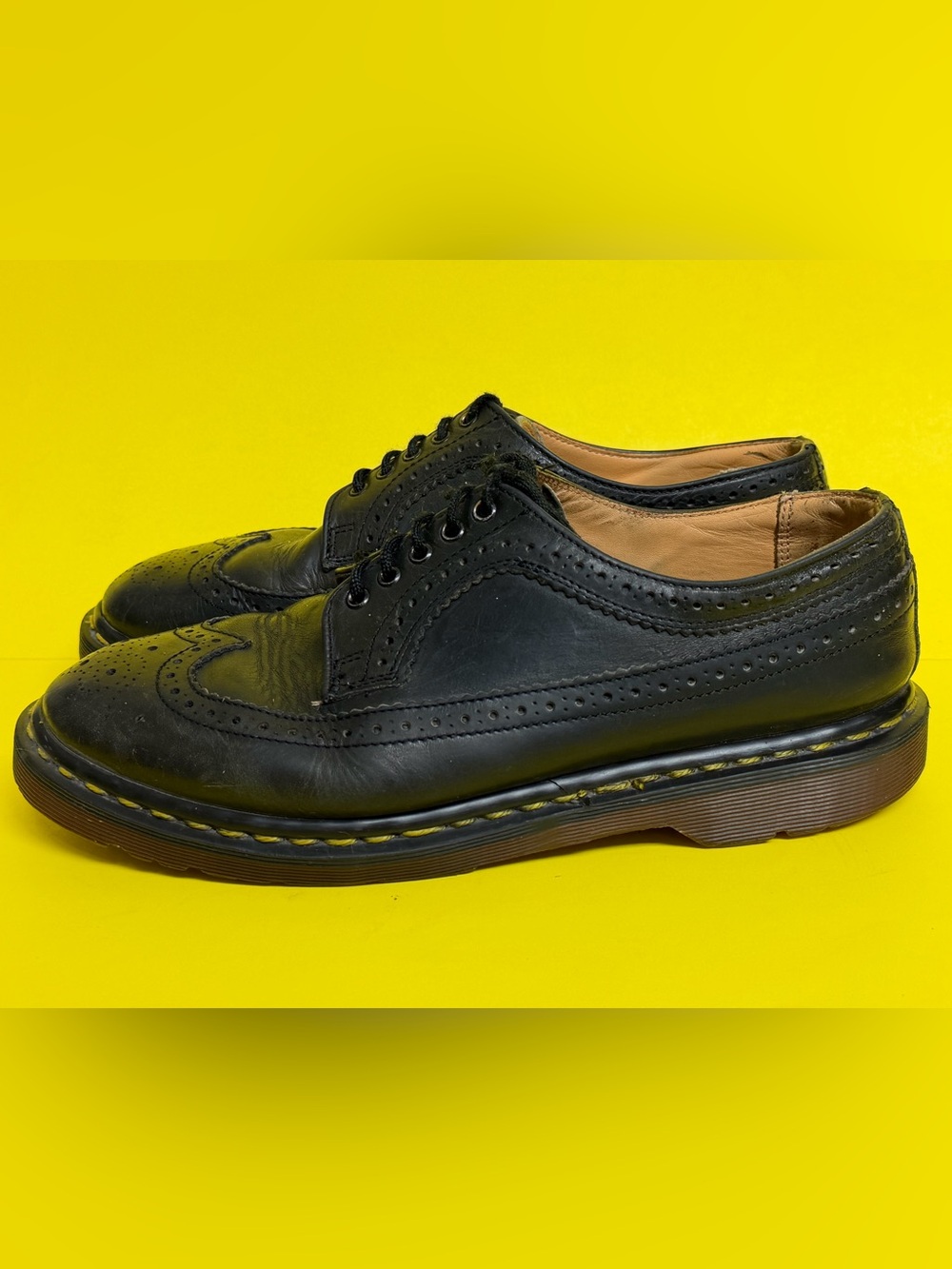 Dr. Martens Doc Made in England 3989 Smooth Black Leather Men’s UK 8 US 9